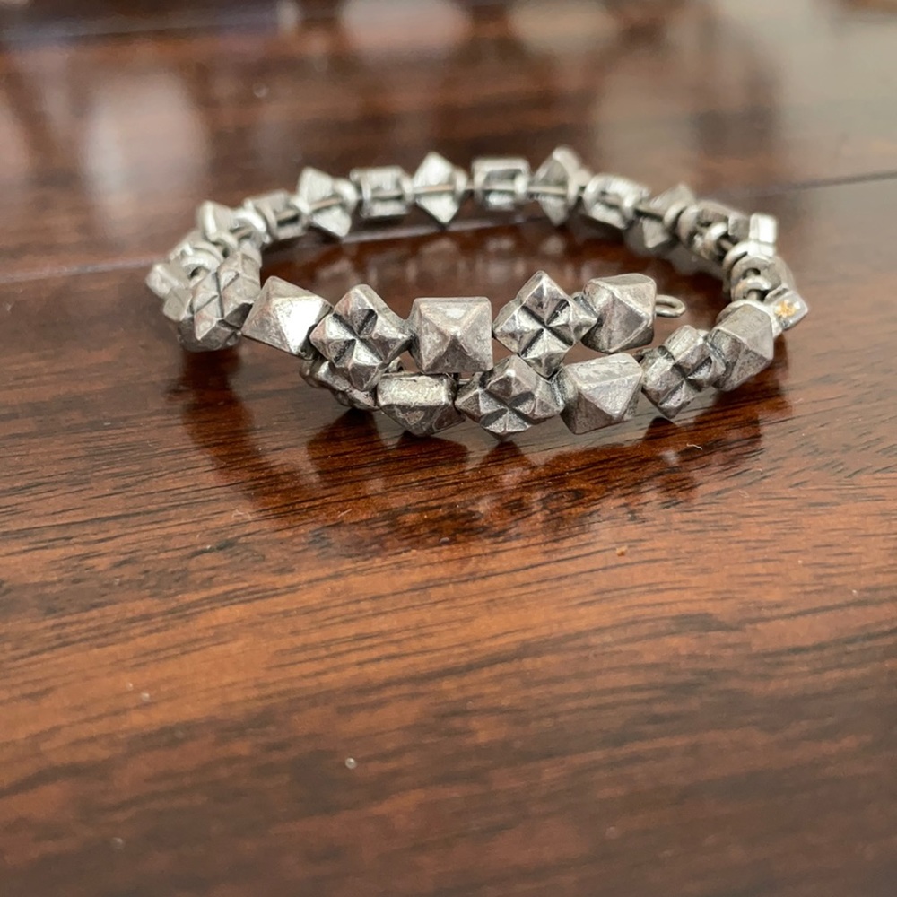 Alex and Ani silver stud bracelet